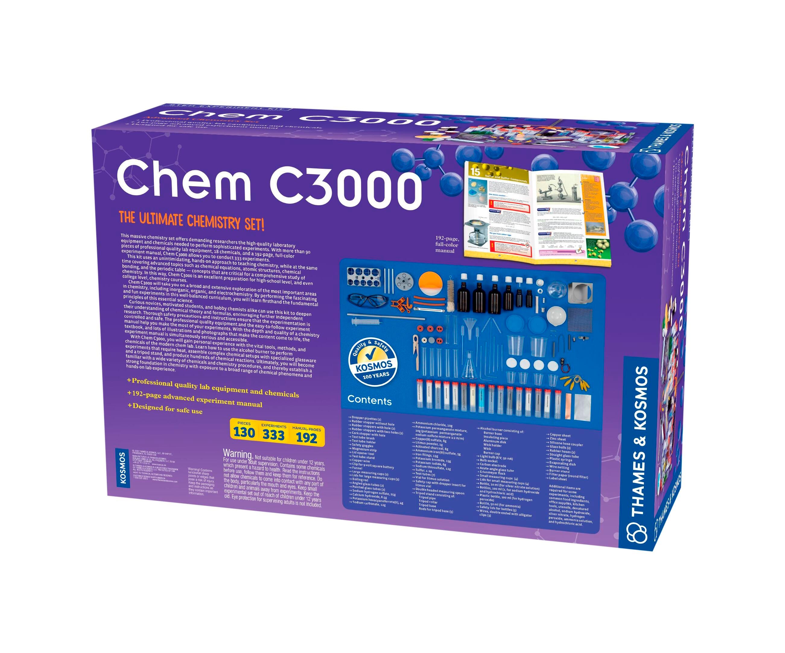 Thames & Kosmos C3000 Chem Kit, Version 2.0 | School Specialty